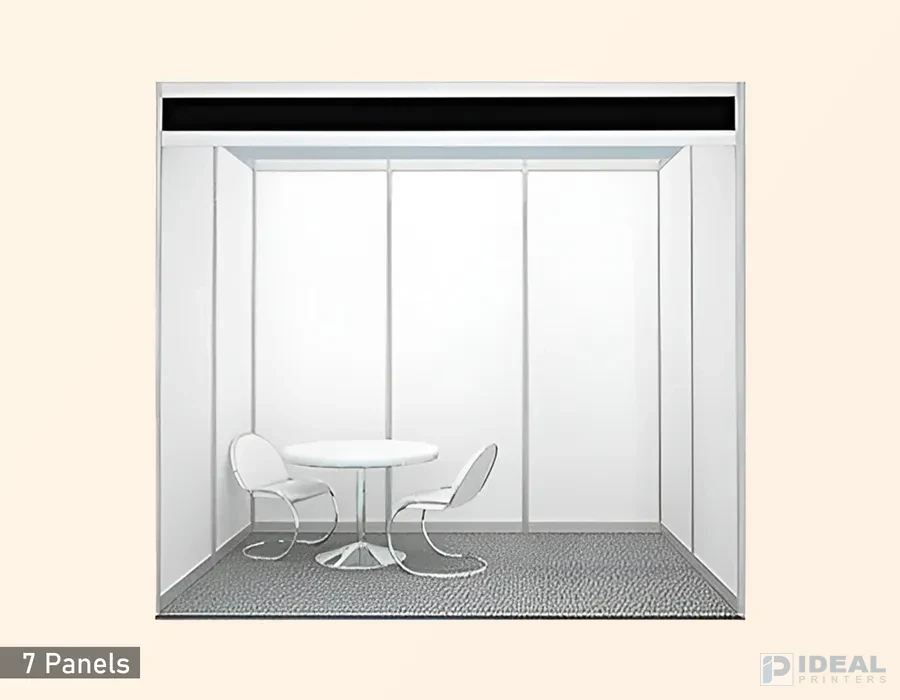 7 Panels Shell Scheme Booth
