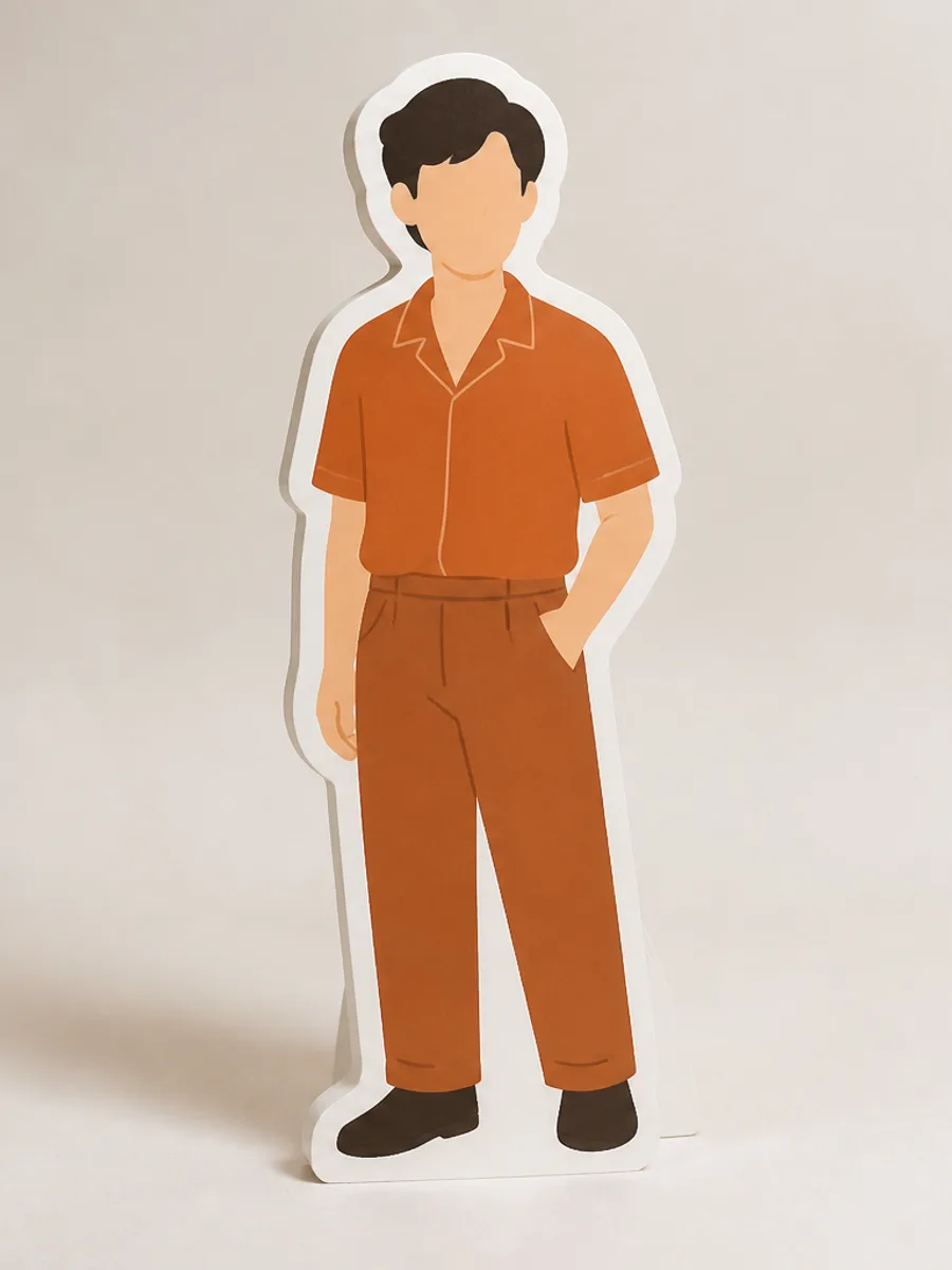 Barber Caricature Cutout Standee Lahore