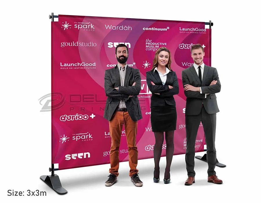 Fabric Step and Repeat Banner Lahore