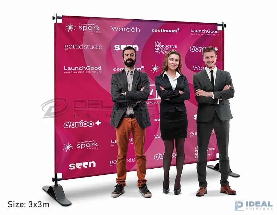 Fabric Step and Repeat Banner Lahore