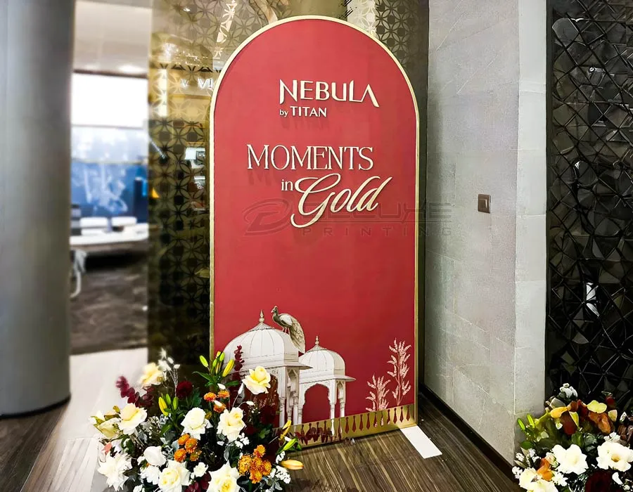 Wooden Self Standee Printing Lahore