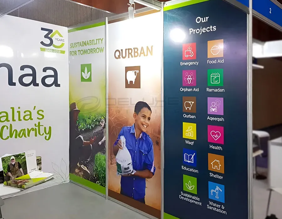 Sticker Branding Shell Scheme Booth Branding Lahore
