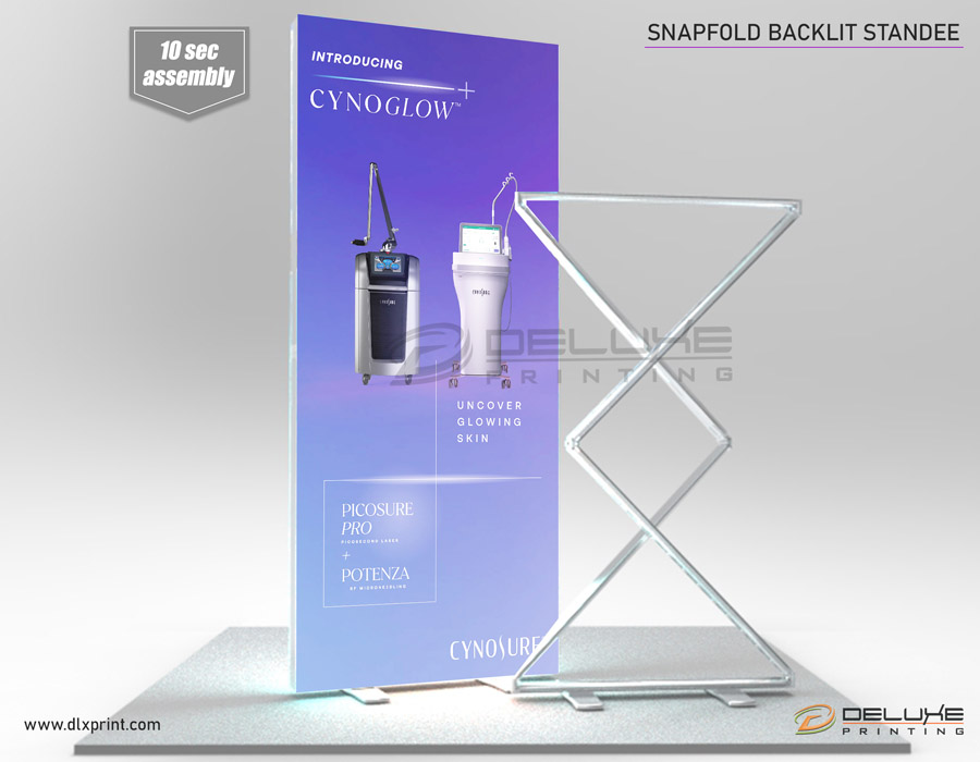 Snapfold backlit Standee Lahore