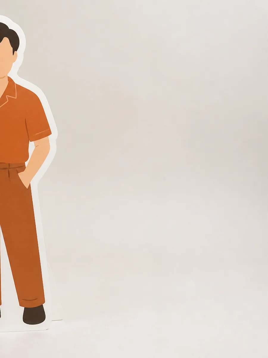 Youtuber Caricature Cutout Standee Lahore