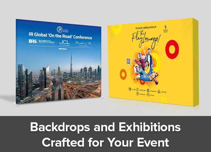 Dive into Design: Backdrops and Exhibitions Crafted for Your Event