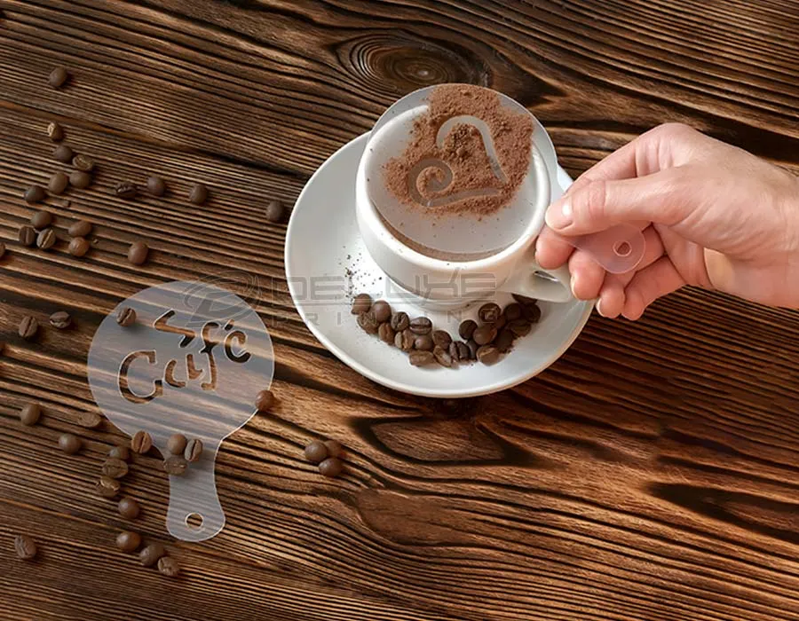 Customized Coffee Stencil Printing Lahore