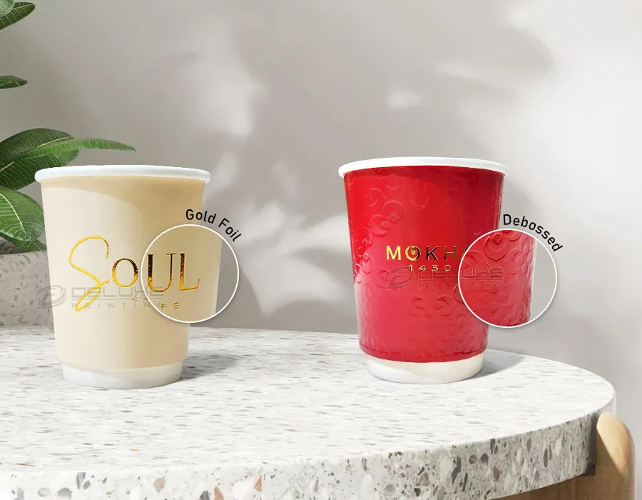 Debossed paper cups Printing Lahore