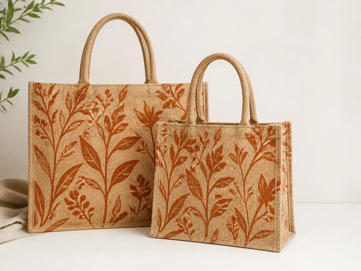 Jute Bags - Two Tone Printing Lahore