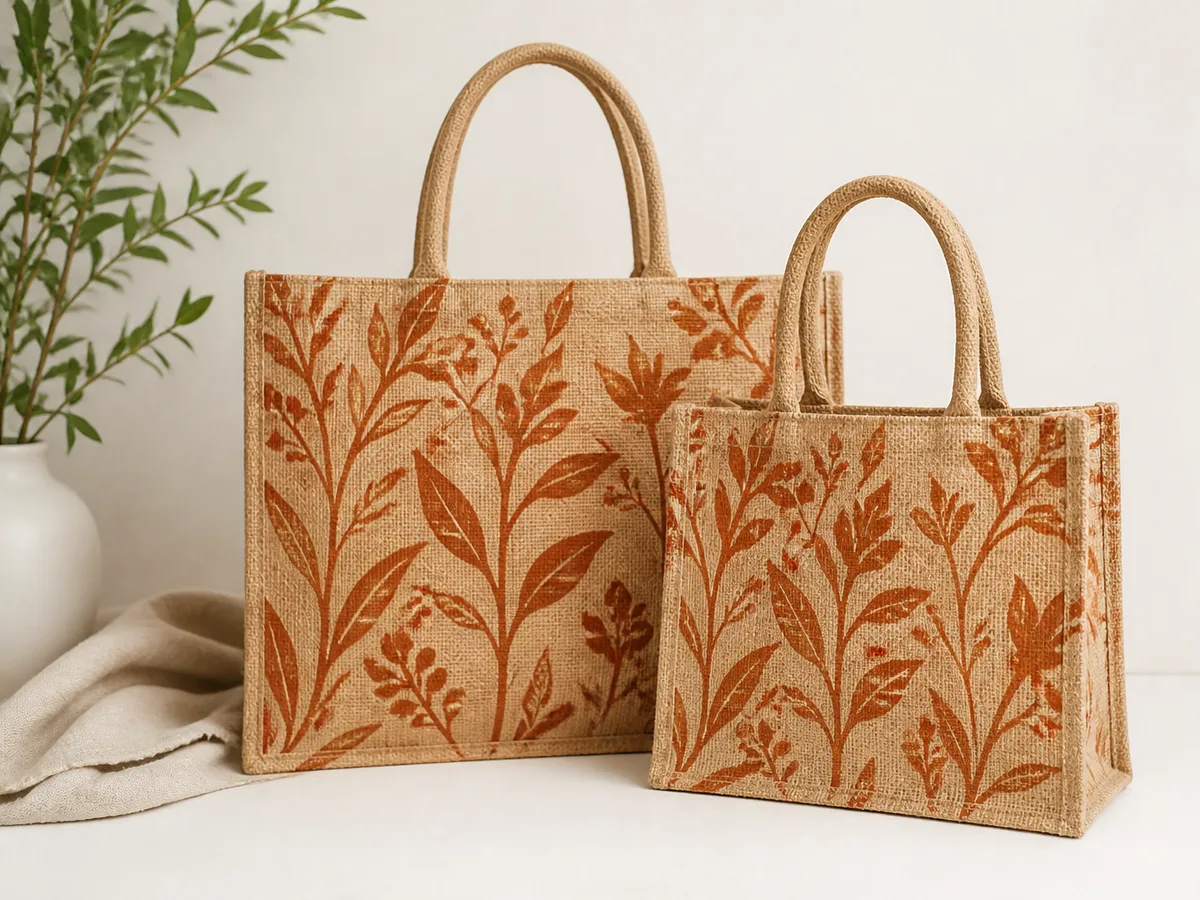 Jute Bags - Two Tone Printing Lahore