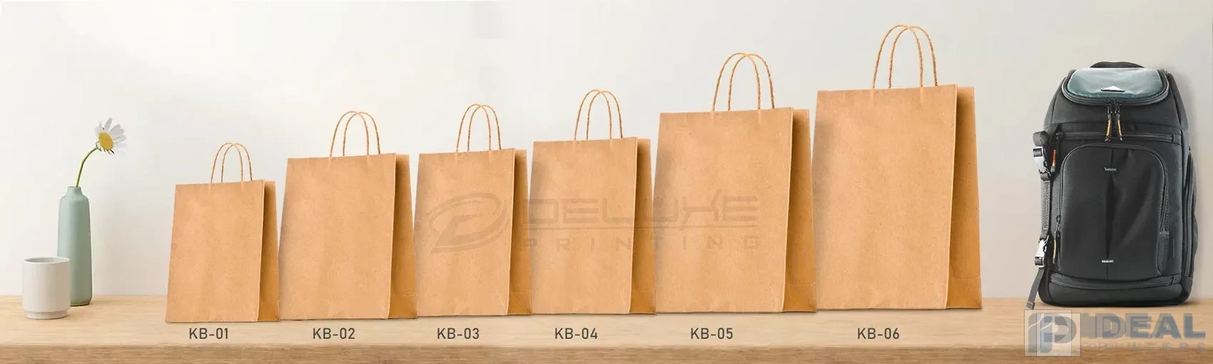 Set of Kraft Bags Brown Lahore