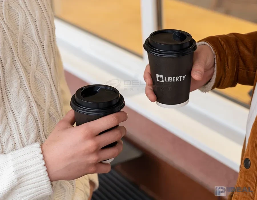 paper cups black color printing Lahore