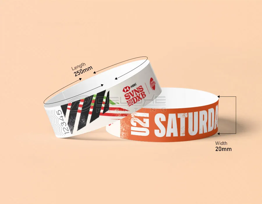 Tyvek Wristbands Customized Lahore