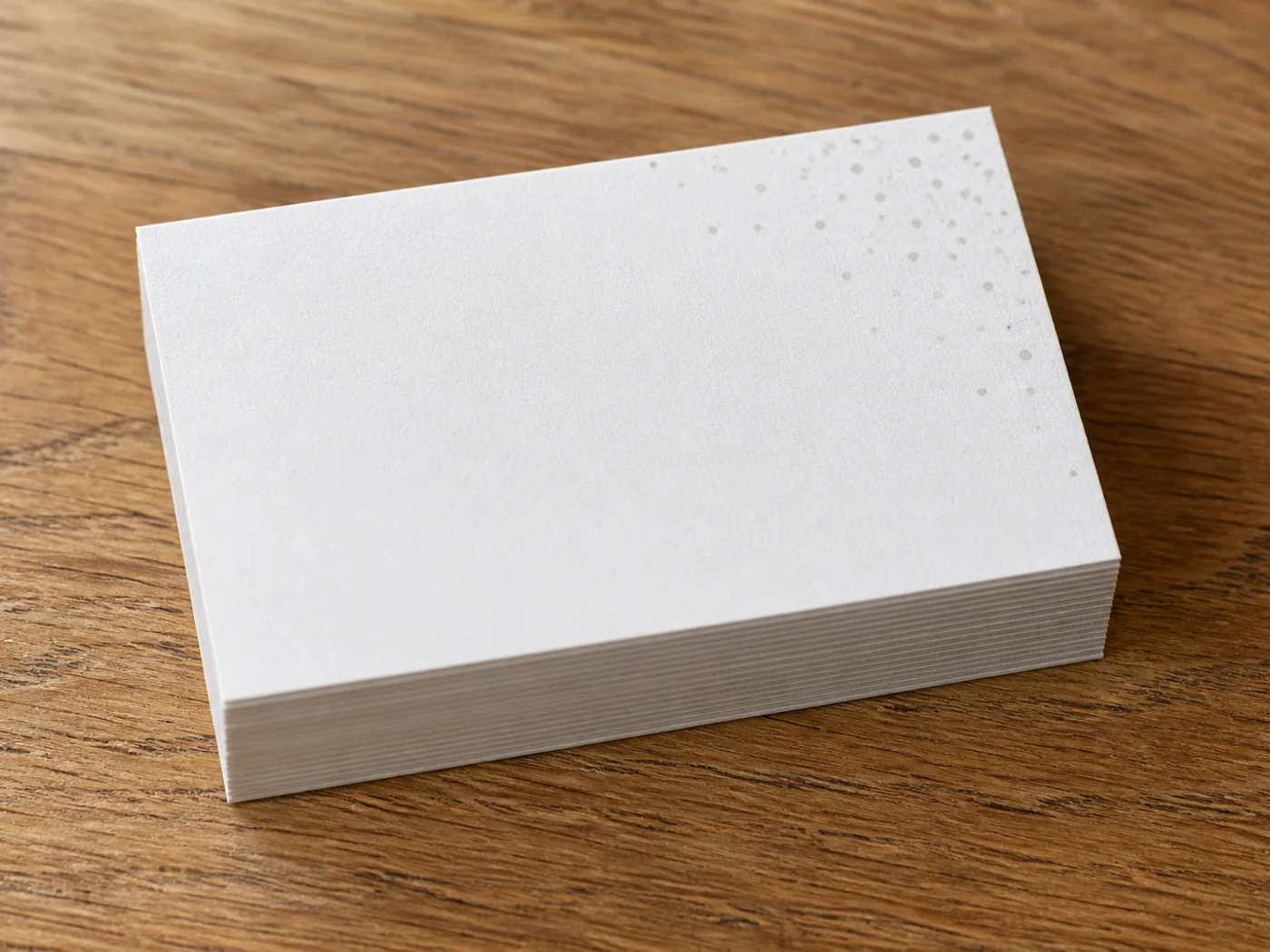 Pearl White Business Cards Lahore