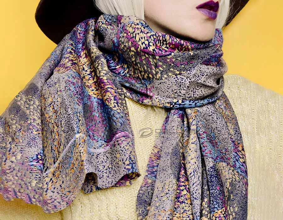 Neck Scarf Silk Sensation Printing Lahore