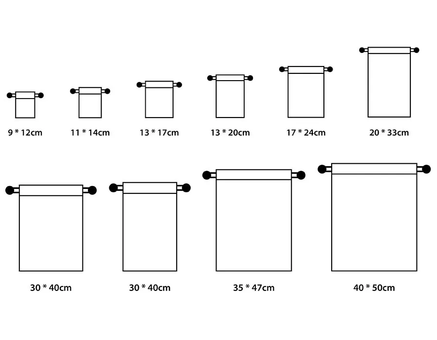 Pouches Size