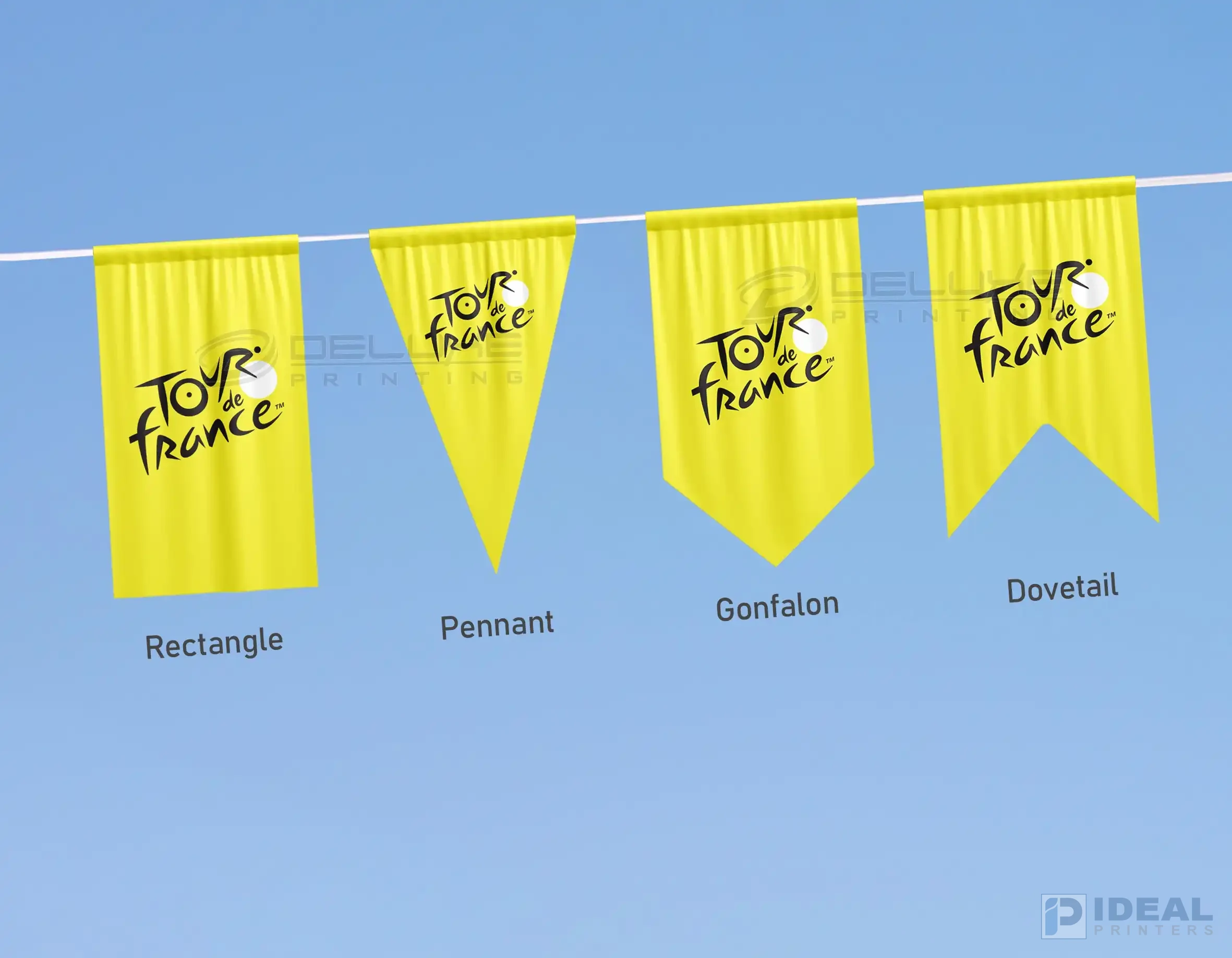 bunting flag shape