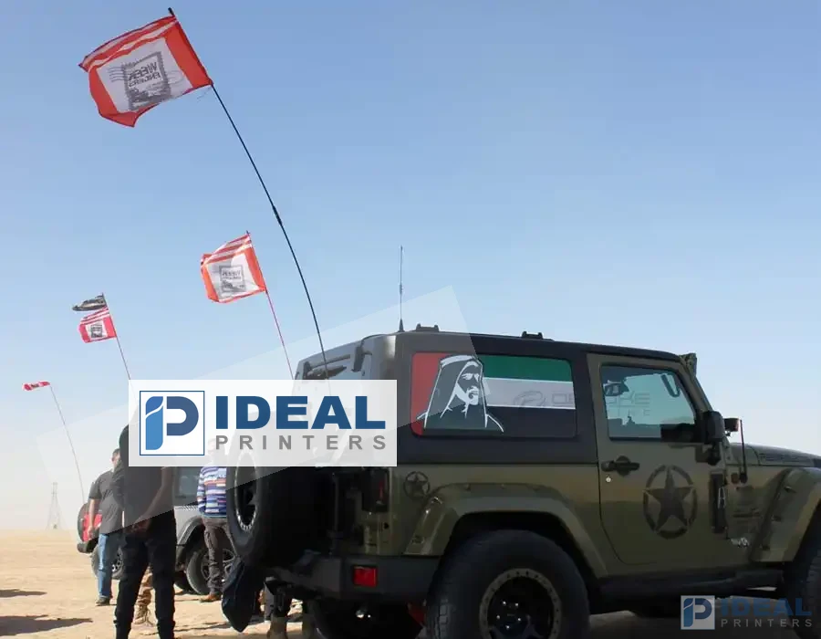 Car Desert Flag Lahore