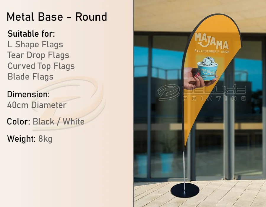 Metal Base - Round