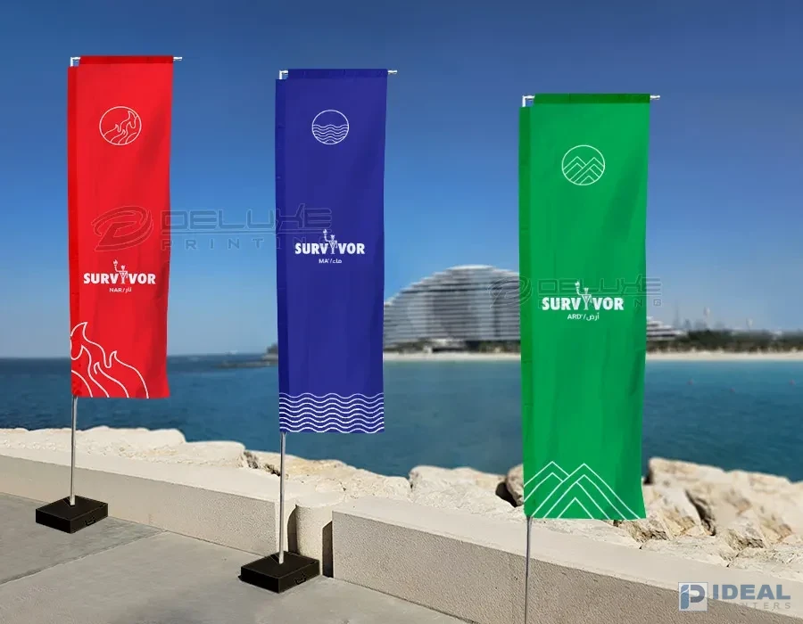 L Shape Flags Lahore