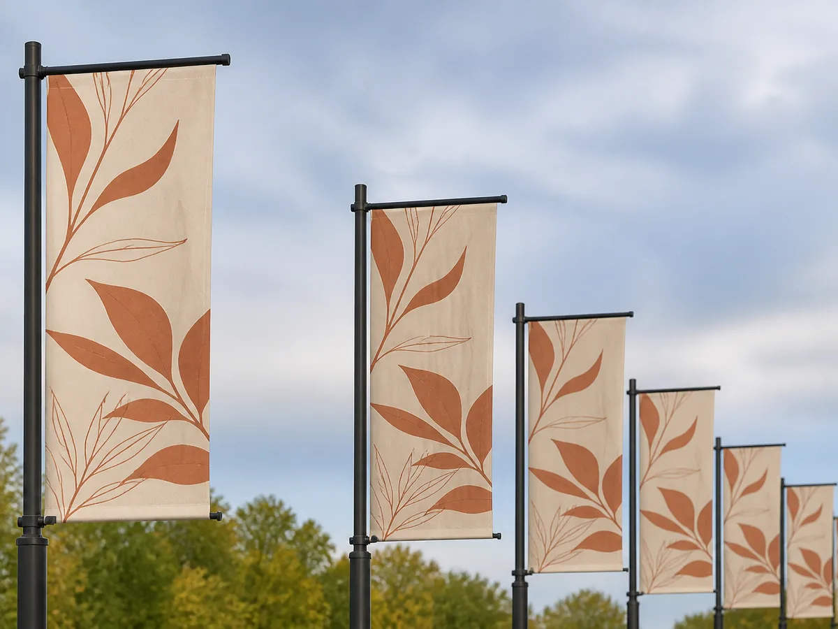 L Shape Flags Large Printing Lahore