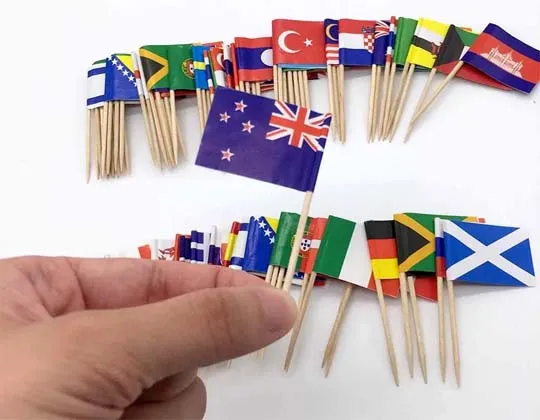 Toothpick Flags in Lahore