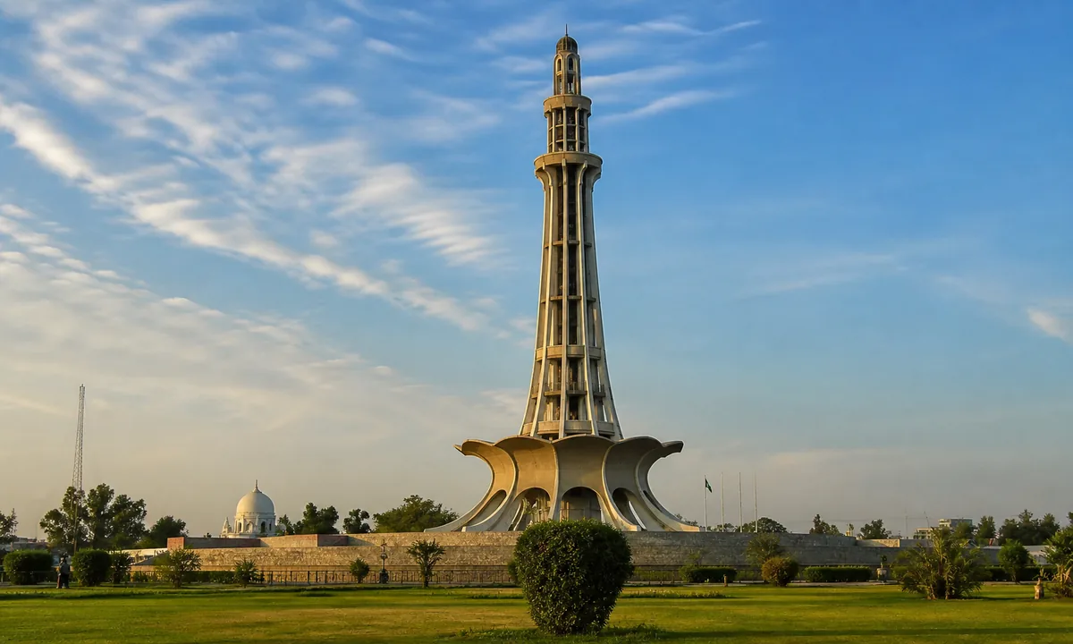 Minar-e-Pakistan historic landmark in Lahore