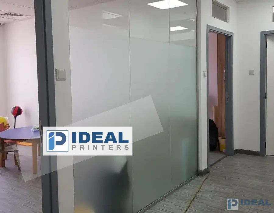 Blank Frosted Glass Sticker Lahore