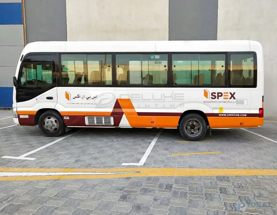Full wrap Bus Branding Lahore