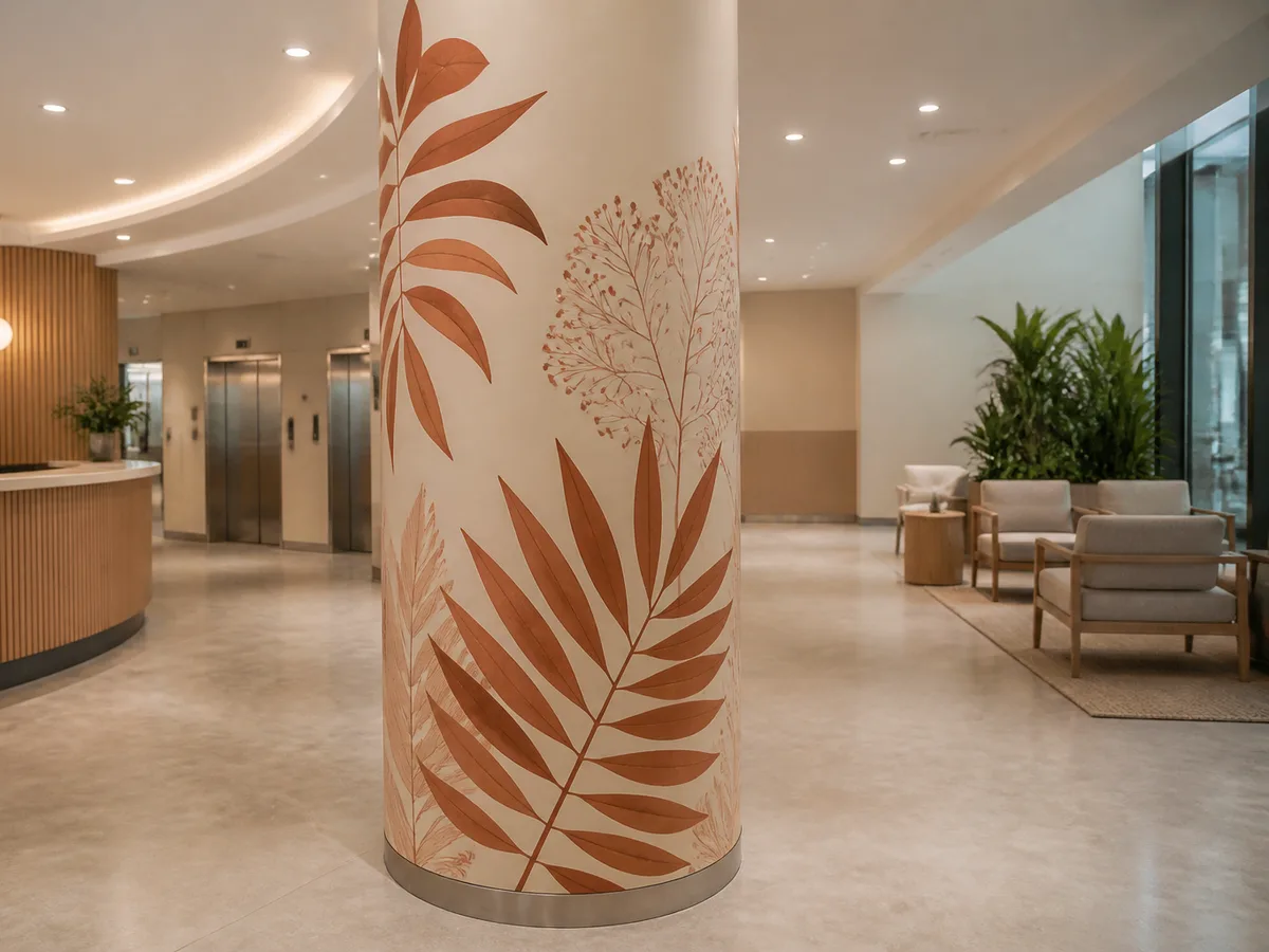 Indoor Pillar Branding Lahore