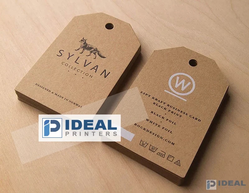 Kraft Business Cards Tags Lahore