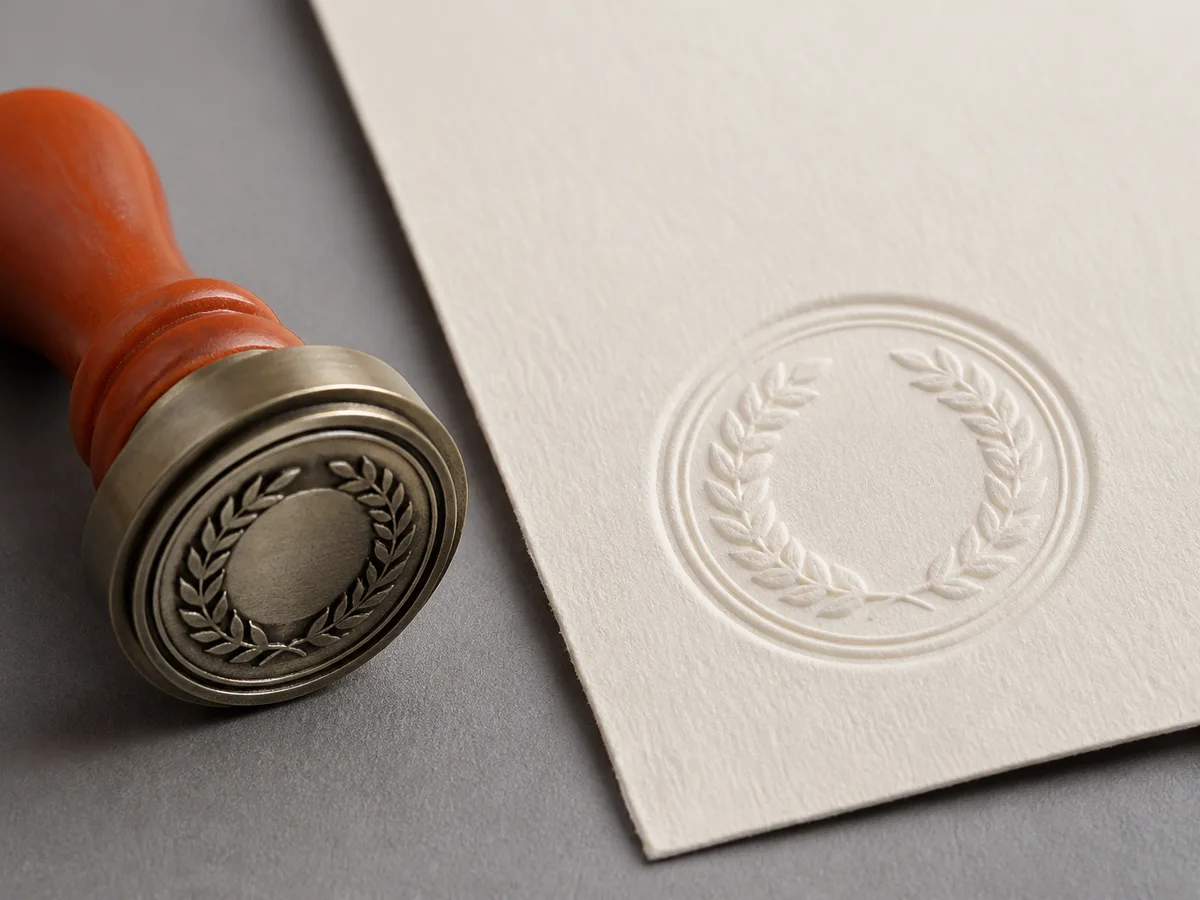 Embossing Seal Stickers Lahore
