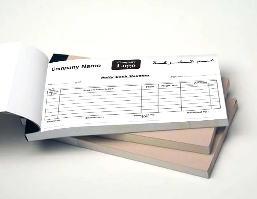 Petty Cash Vouchers Printing Lahore