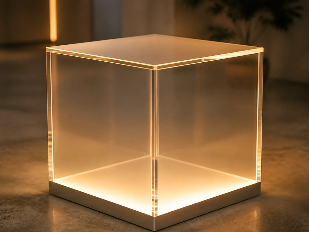 Acrylic Light Box Podium / Cubes Lahore