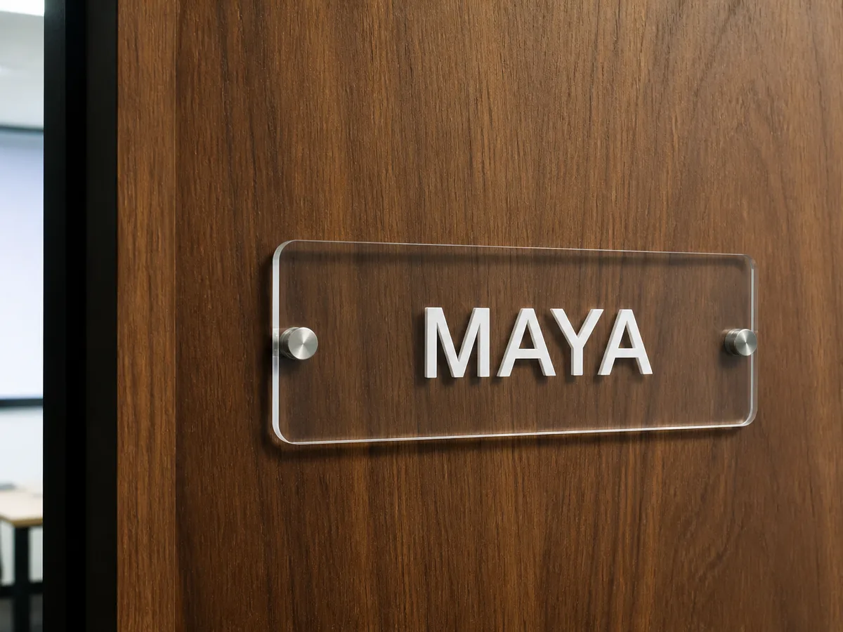 Acrylic Name Plates Lahore