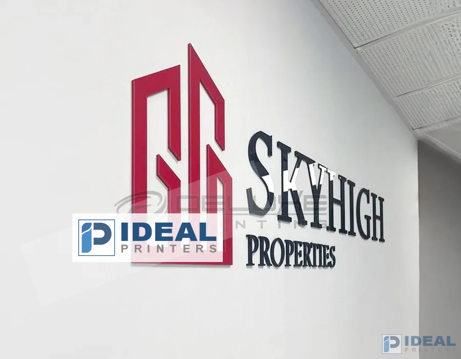 Acrylic Unlit Signage