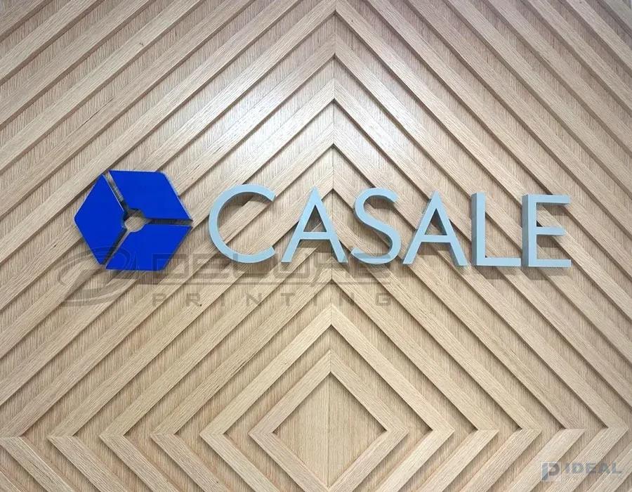 Aluminum Unlit Signage