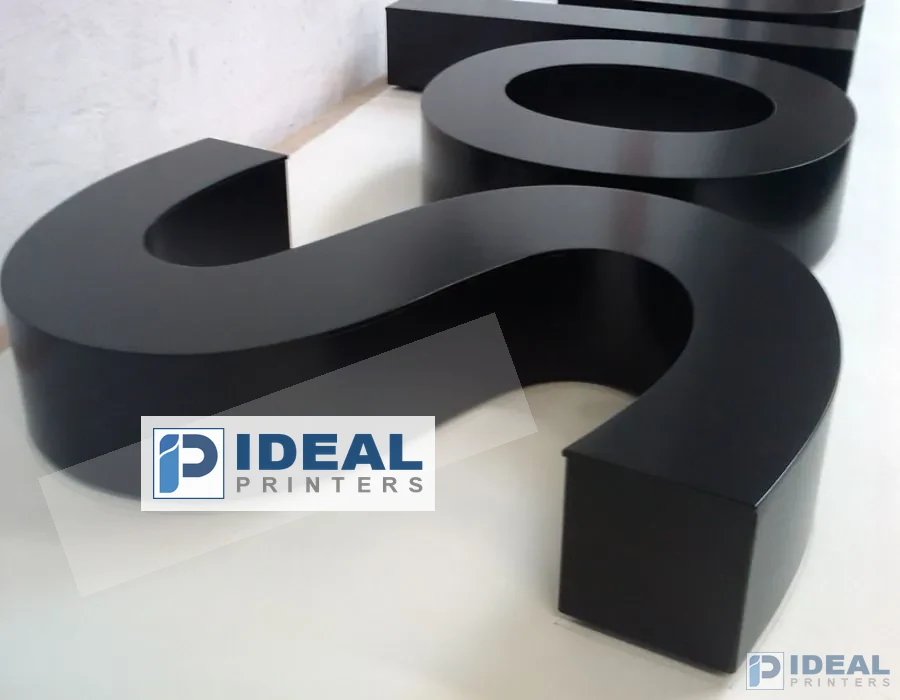 Aluminum Unlit Signage