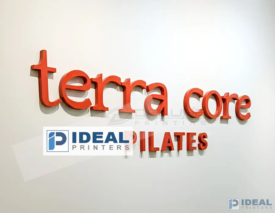 Aluminum Unlit Signage