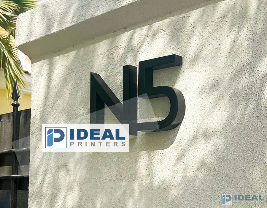 Aluminum Unlit Signage