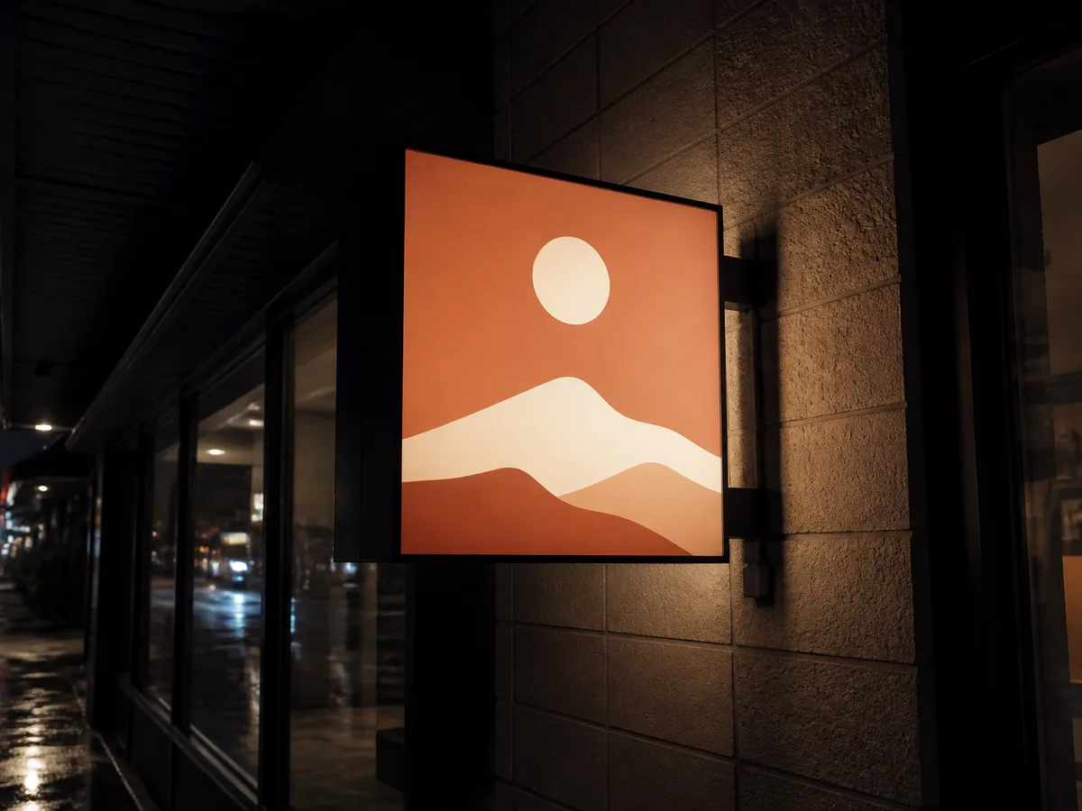 Wall Sign Light Box with Digital Printed Vinyl Lahore 
