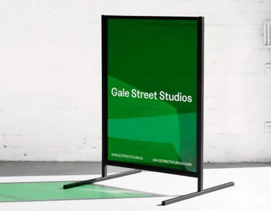 Metal Pipe Stand with Digital Print Lahore