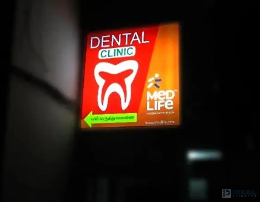 Flex Face Light Box for Side Board in Lahore