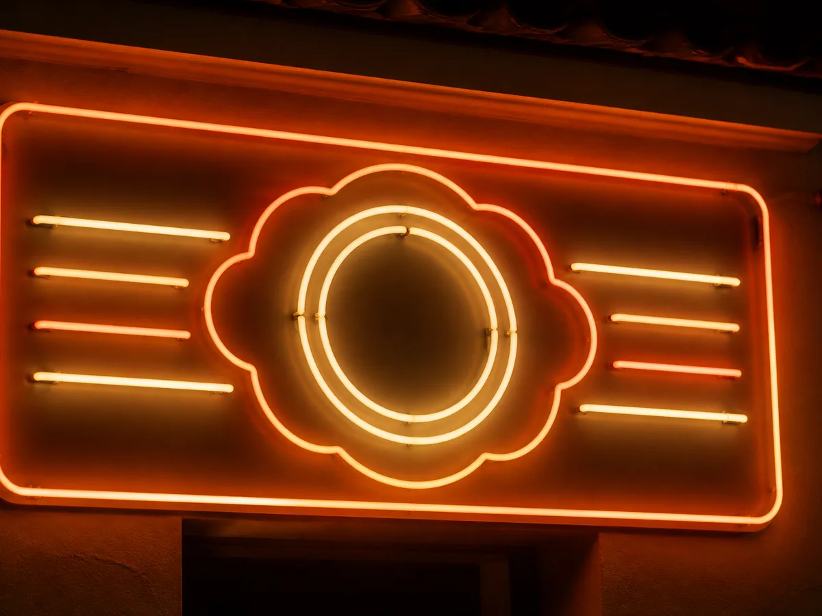 Metal Box with LED Neon Sign Board Lahore