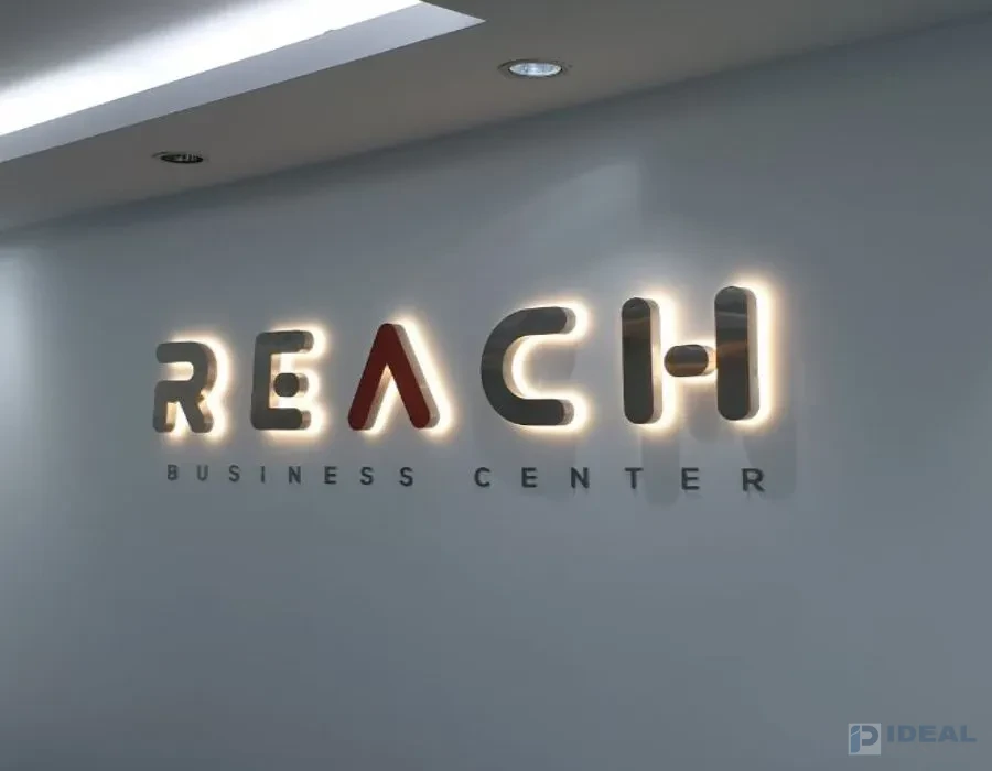 SS Mirror Finish Backlit Signage