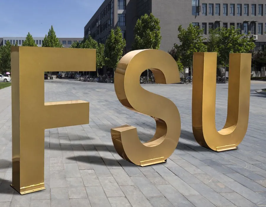 Steel Letters with Gold Plating Lahore