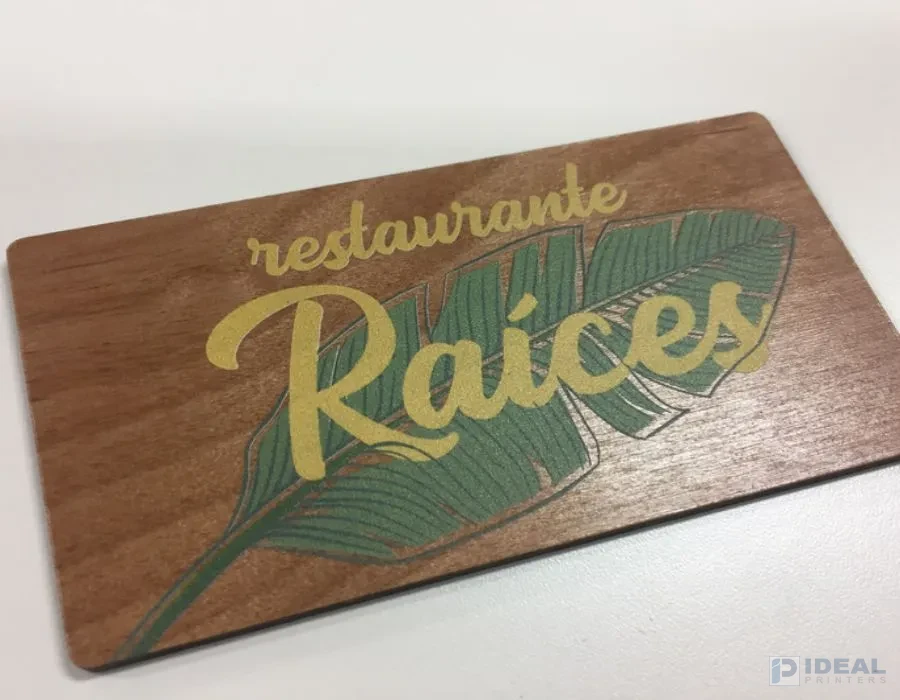 Wooden Plate with Laser Engraved Letters Lahore