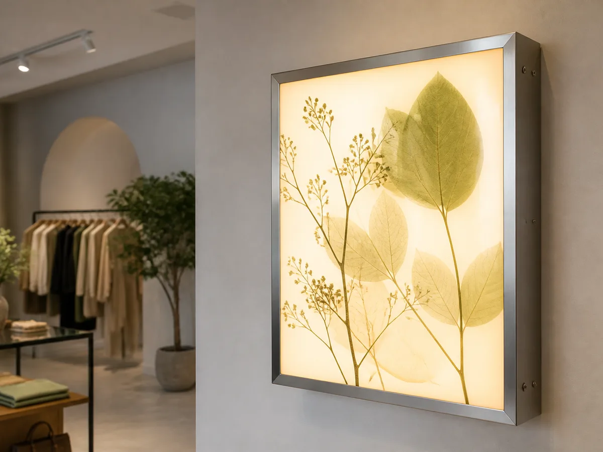 Metal Light Box with Digital Printing Lahore