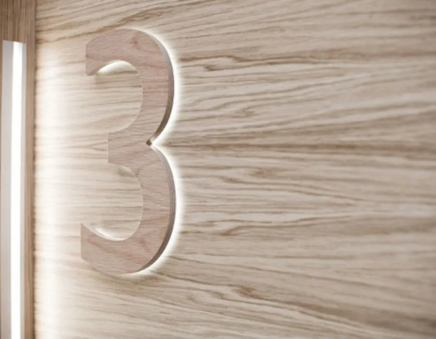 Wooden with Acrylic Back Letter Outlit Signage Lahore