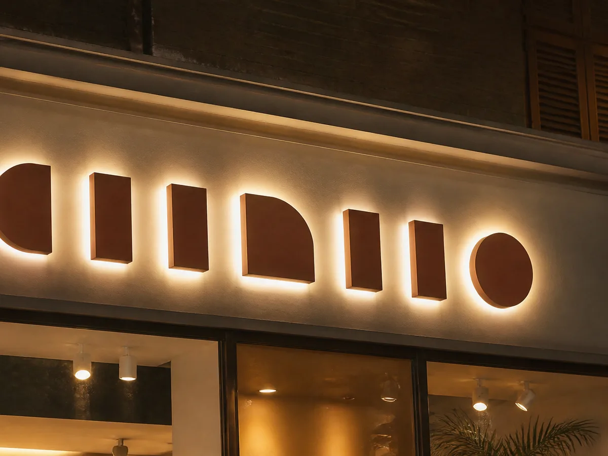 Wooden with Acrylic Back Letter Outlit Signage Lahore