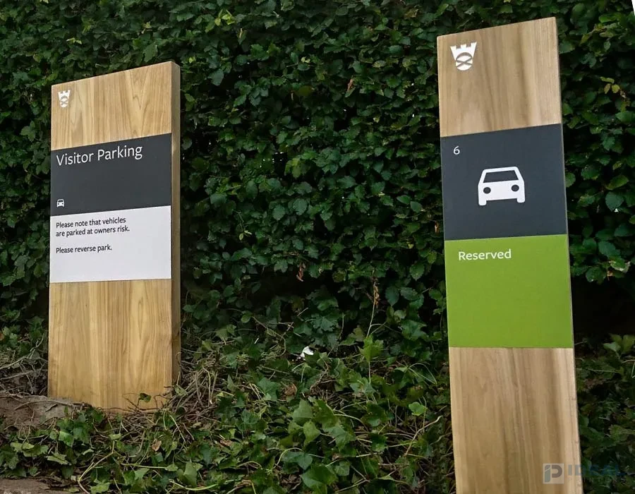 Wooden Wayfinding Signage Lahore